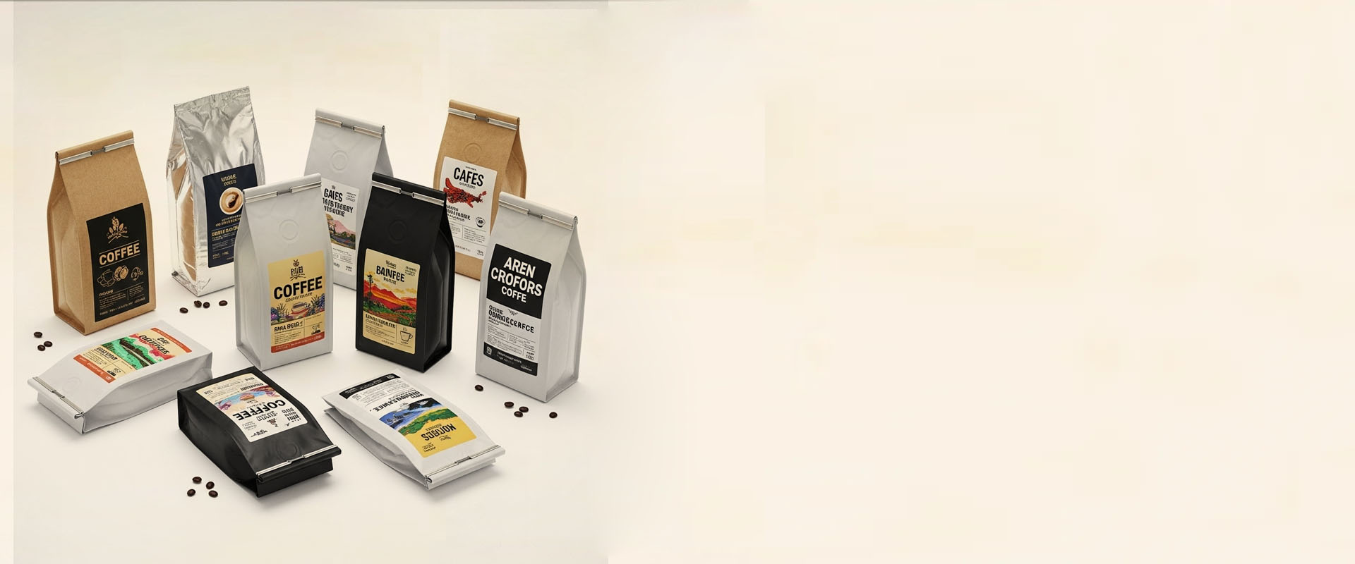 Coffee Bags With Tin Tie