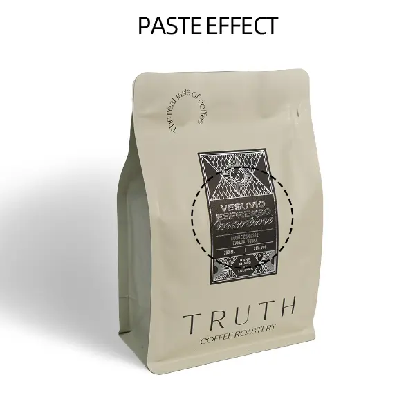 ملصق ألمنيوم مكشوف مطوي يظهر البنية والتشطيب