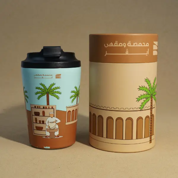 كوب تفريغ مخصص مع مجموعة تغليف أنابيب ورقية لماركات القهوة