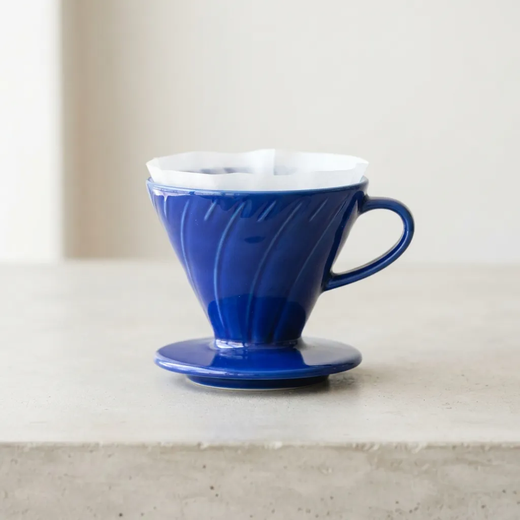 V60-قهوة-تقطر-تخمير