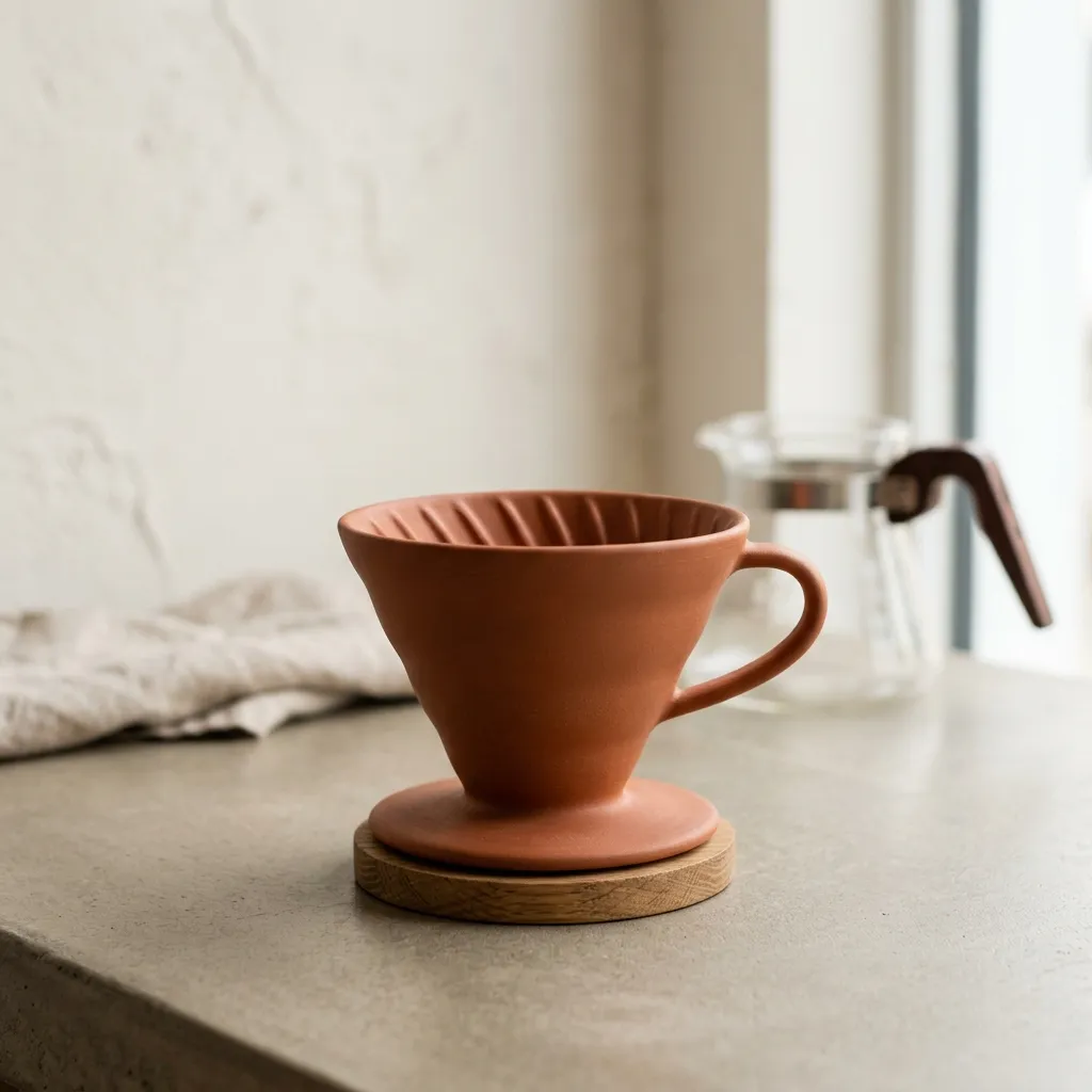 V60-قهوة-تقطر-تخمير