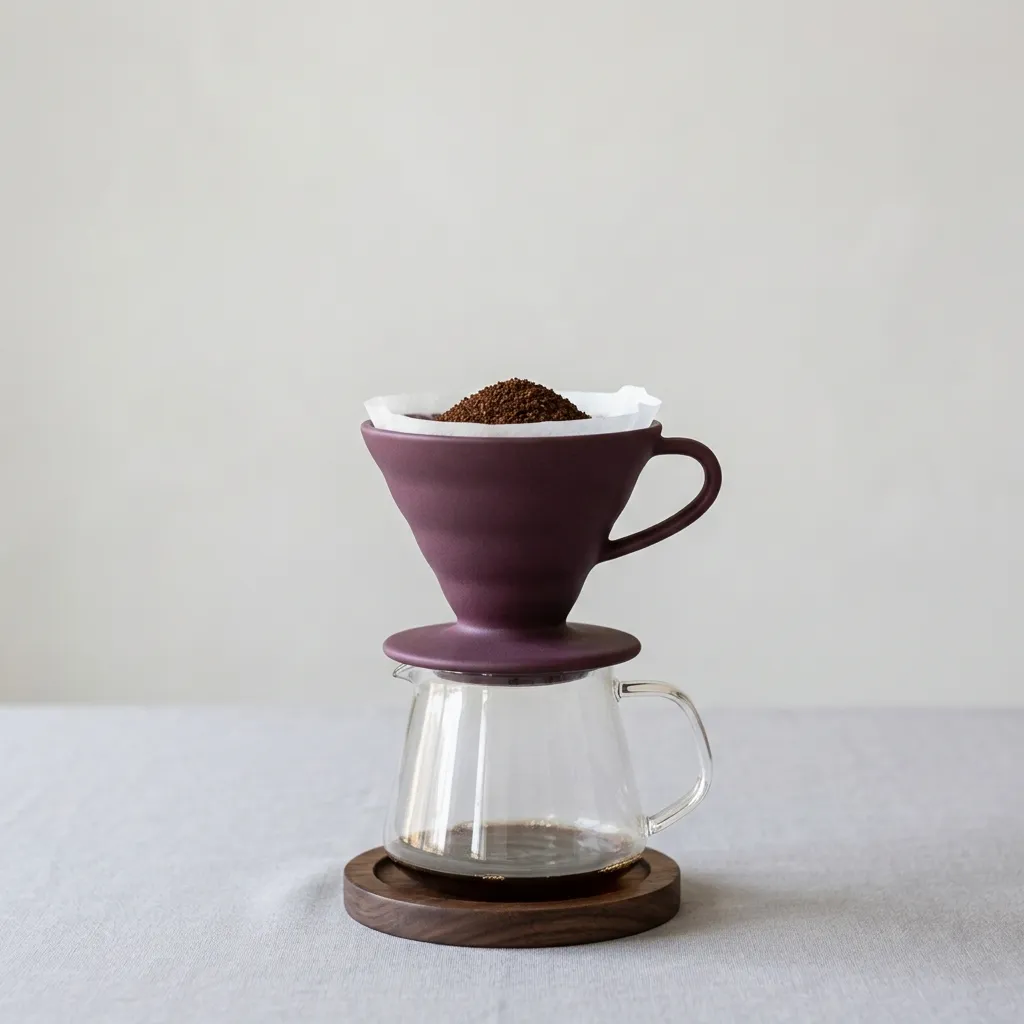 v60-مخروط-مقطر