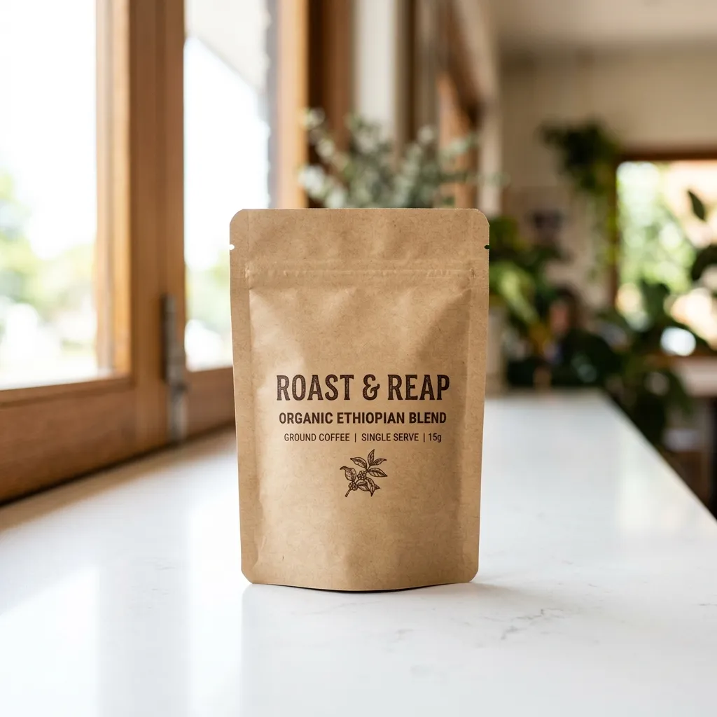 Coffee_sachet_on_white_countertop واحد