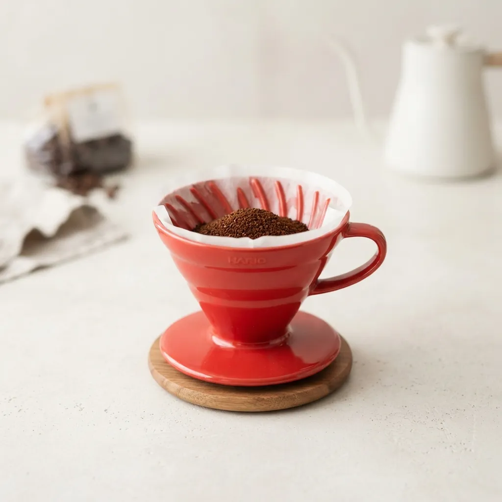 v60-قهوة-تخمير-مقطرات