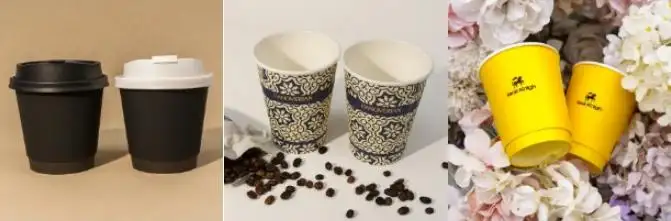 أكواب قهوة ورقية صديقة للبيئة
