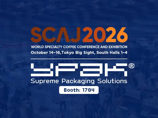 SCAJ 2026 دعوة لمعرض تغليف القهوة من YPAK