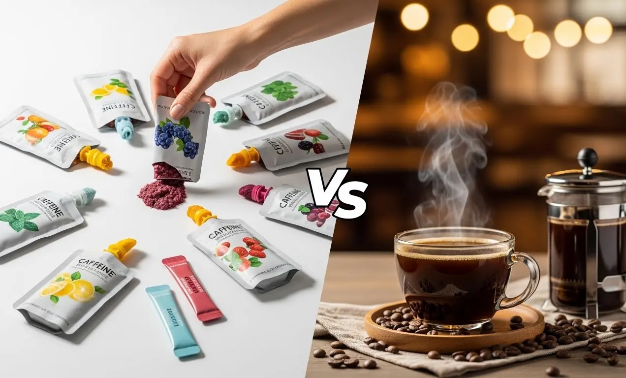 أكياس الكافيين مقابل القهوة: أيهما أفضل?